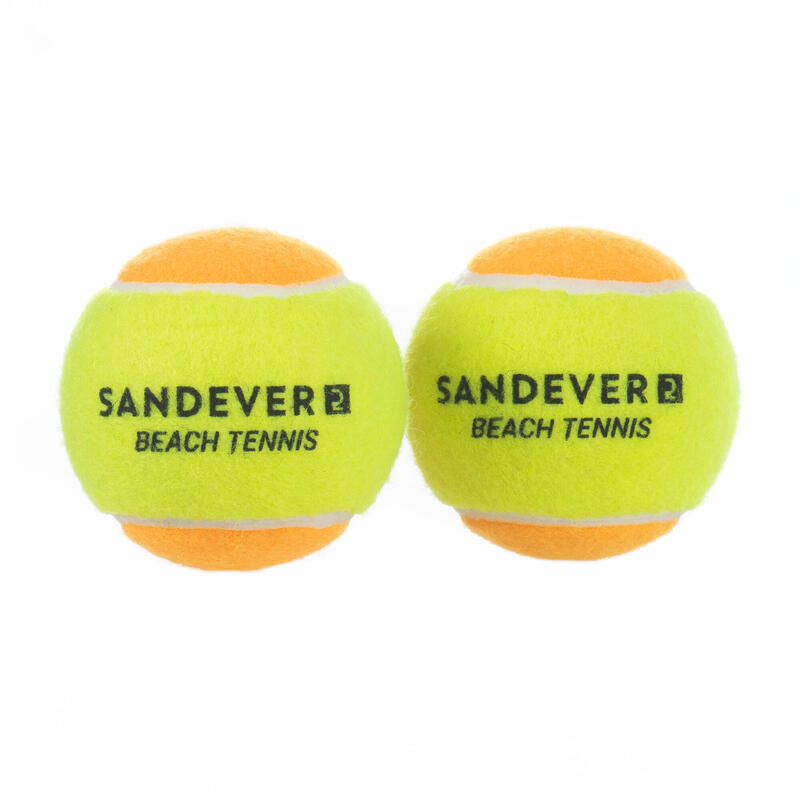 Pelota Tenis Playa Sandever BTB 900 S x2 Amarillo/Naranja
