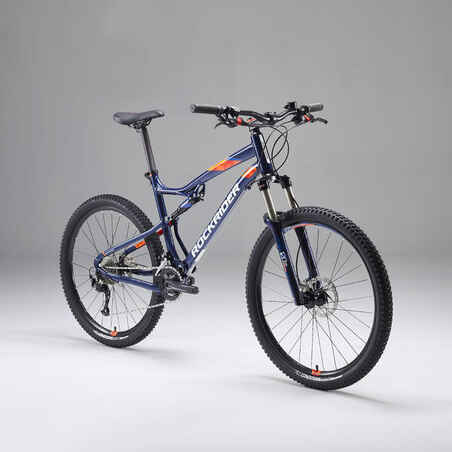 27.5" Full Suspension Mountain Bike ST 540 S - Blue/Orange