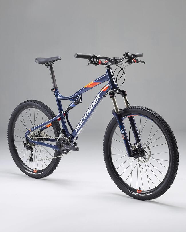 MTB ST 540 S 27,5''" - niebiesko-pomarańczowy