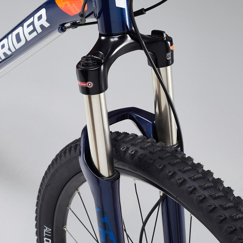 Mountain bike kerékpár ST 540 S, 27,5", összteleszkópos, kék, narancssárga