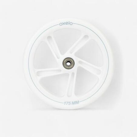 Колесо с подшипником ABEC 5 для самокатов MID 7 и MID 9 белое