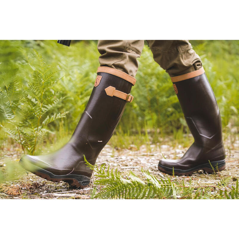 Botas De Agua Caza Katiuskas Aigle Parcours 2 Signature Hombre Fuelle Piel