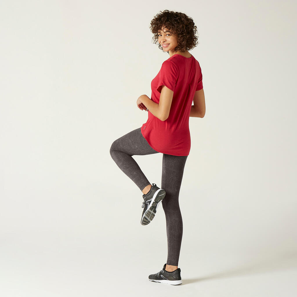 Women's Slim-Fit Fitness Leggings - Grey