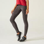 Fitness Cotton Leggings Fit+ - Grey Print