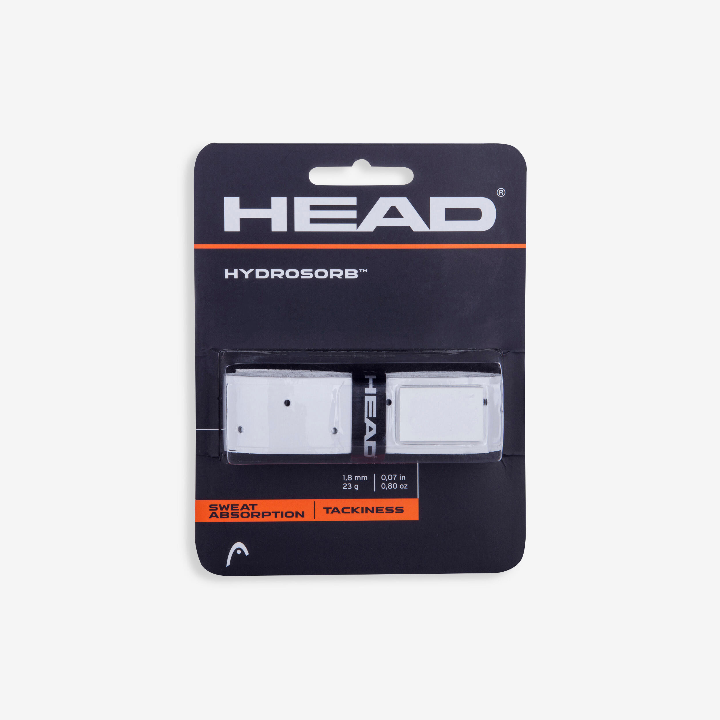 TENNIS RACKET GRIP HEAD HYDROSORB WHITE