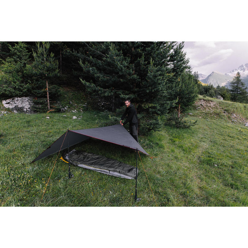 Erkek Outdoor Trekking Rüzgar Kesen Softshell Mont - Siyah - MT900 WIND