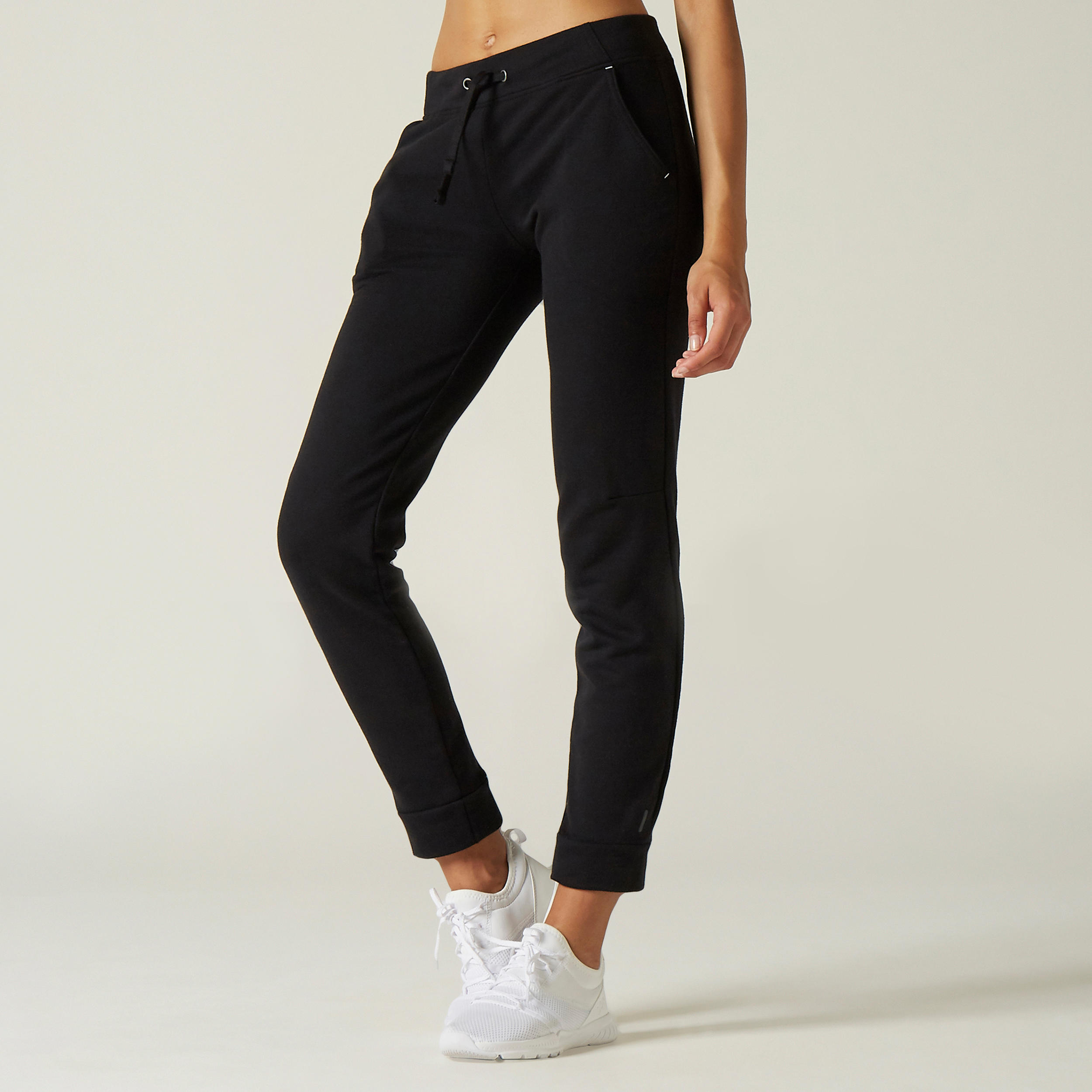 Pantalón jogger fitness corte recto Domyos 500 Mujer DOMYOS | Decathlon