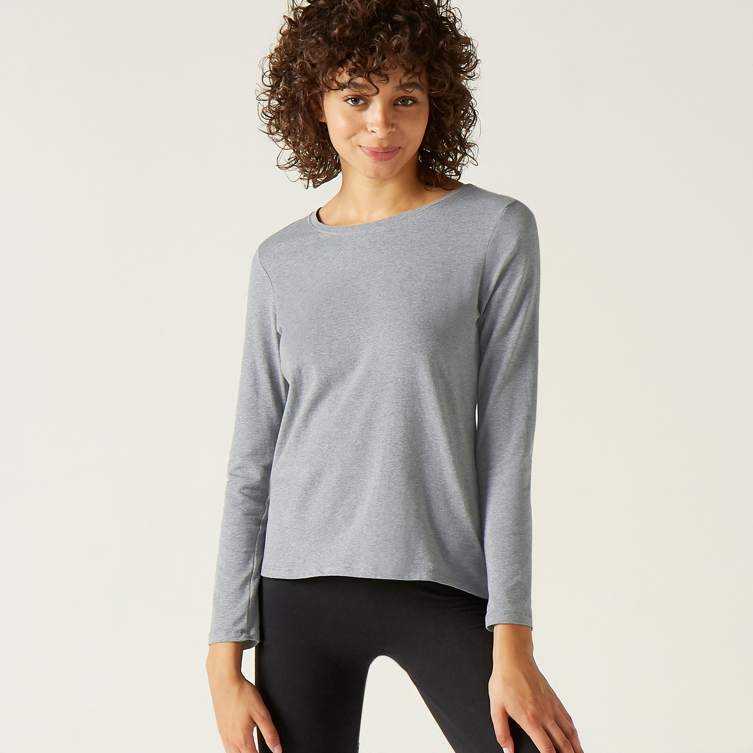 T shirt manche longue femme decathlon hotsell