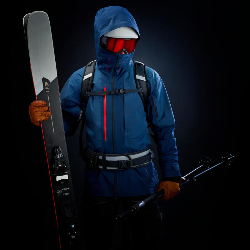 Donsjas voor skiën heren FR900 donkergrijs