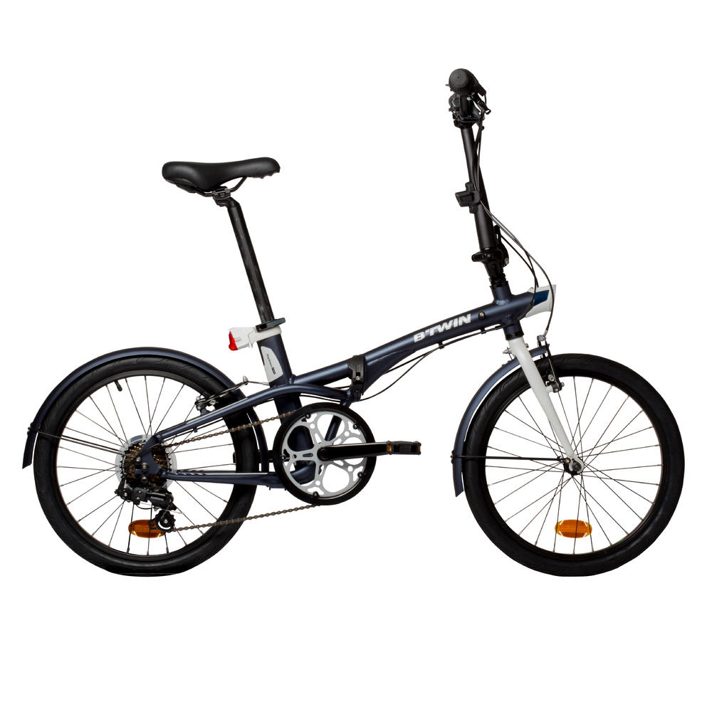 FALTRAD KLAPPRAD 20" TILT 500 NEONGELB B'TWIN