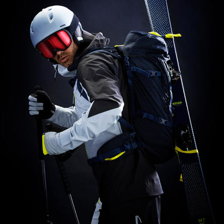 Siva muška jakna za skijanje za mountain touring