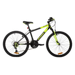 VTT 24 POUCES ROCKRIDER 500 JAUNE