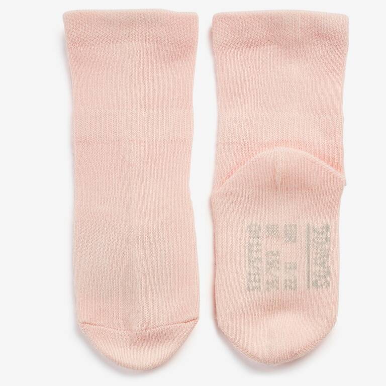 Kaus Kaki Mid 100 Twin-Pack - Pink/Sky Blue Garis