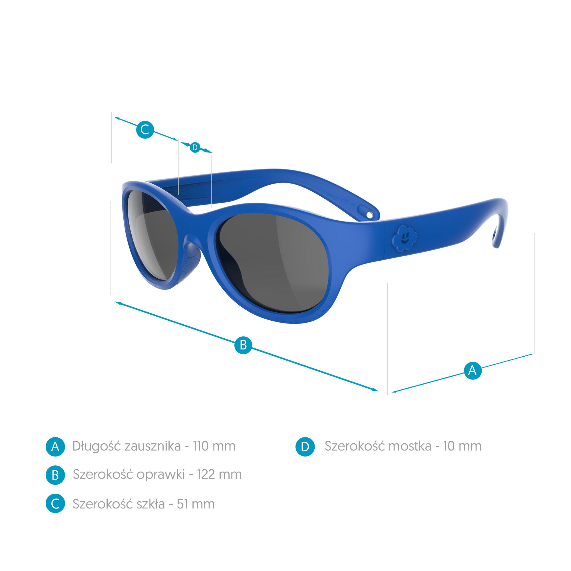 Hiking sunglasses - MH K100 - child 2-4 years - category 3