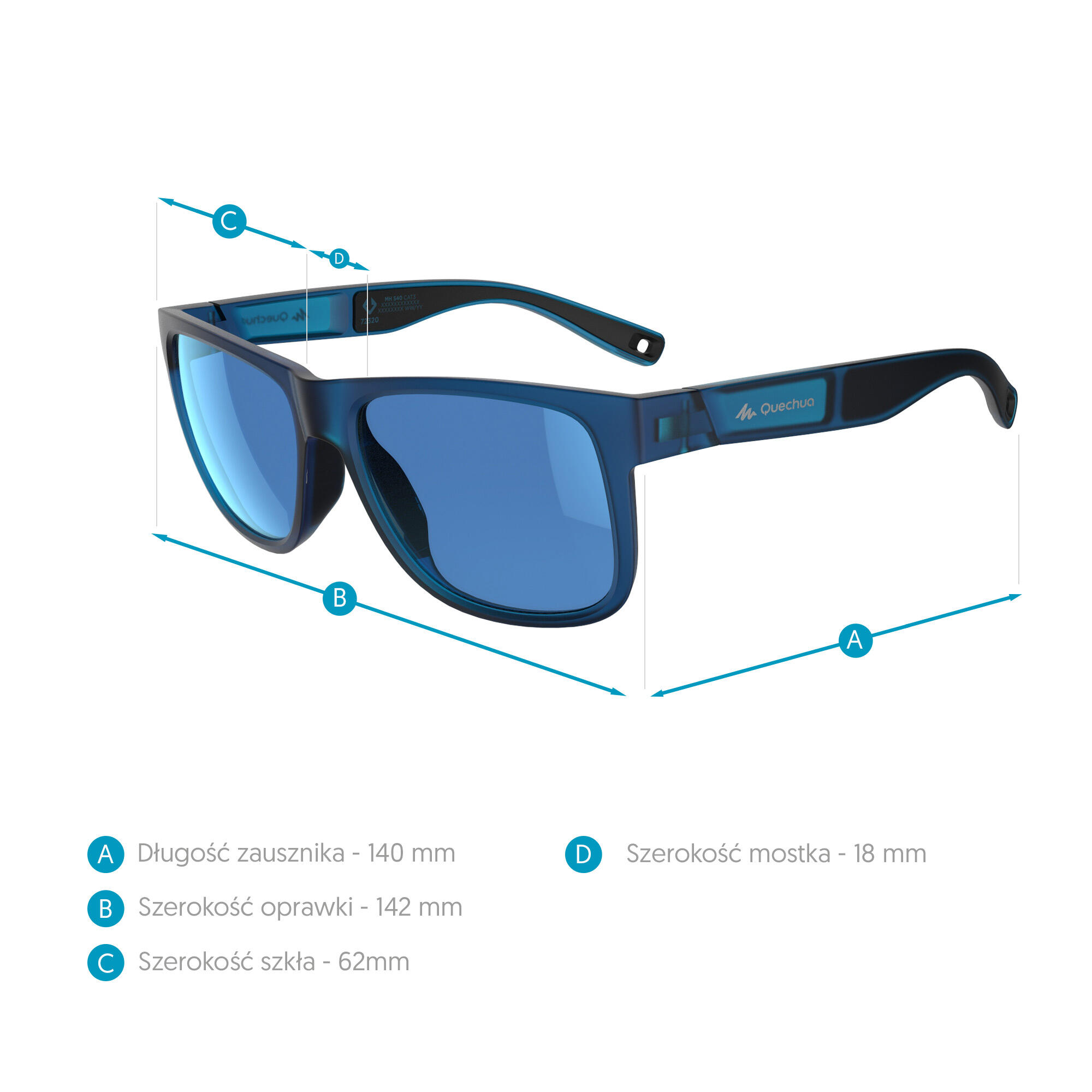 Sonnenbrille Sportbrille MH140 Erwachsene Kategorie 3 khaki 13/20