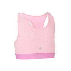 Girls' Gym Sports Bra 100 - Purple