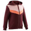 Baby's Zip-Up Sweatshirt - Burgundy