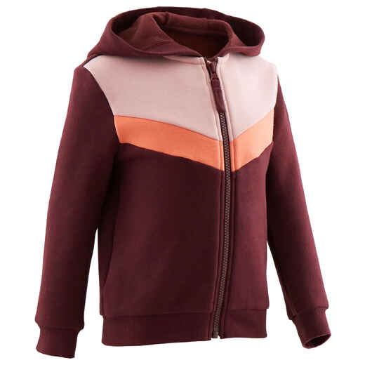 
      Baby's Zip-Up Sweatshirt - Burgundy
  