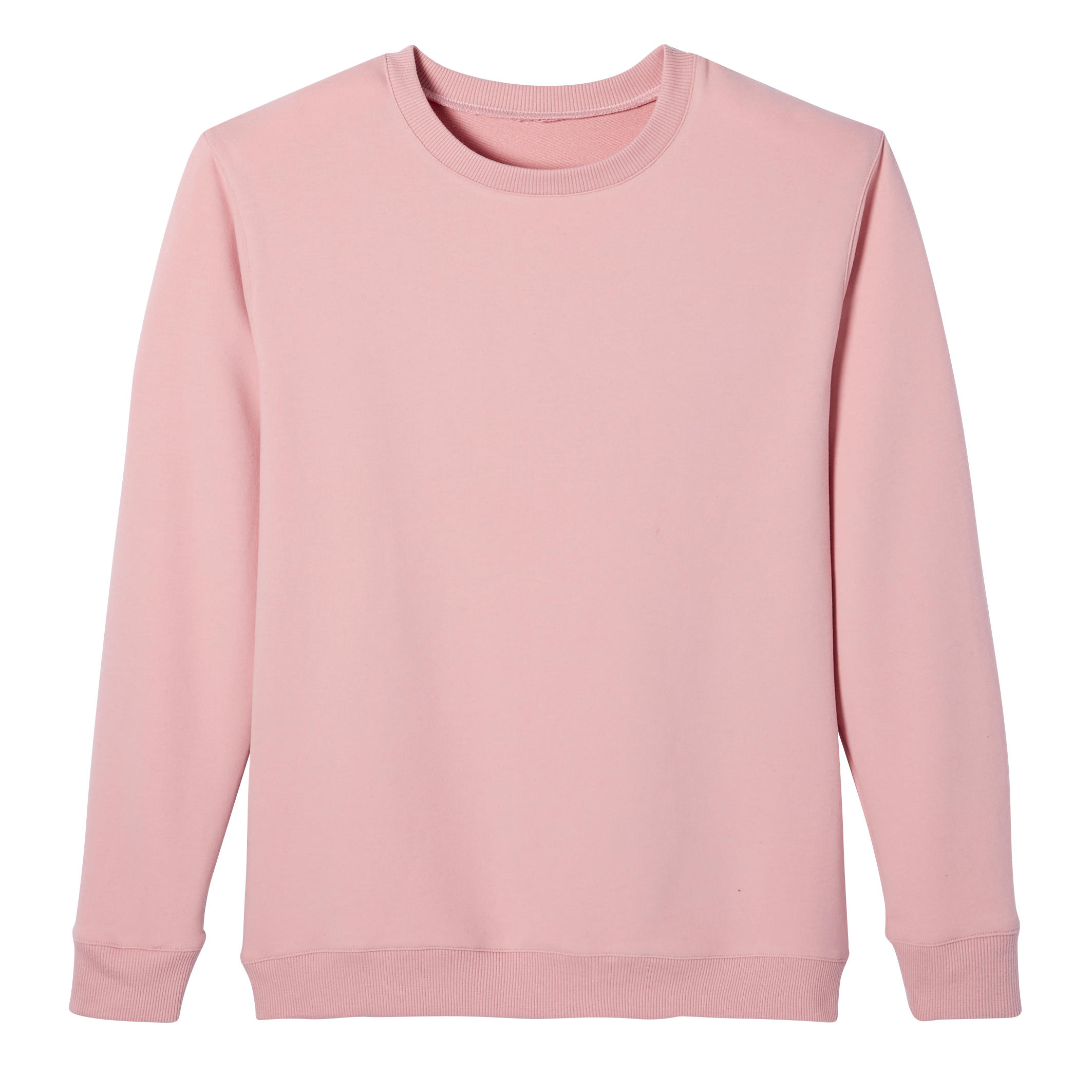 Crew Neck Fitness Sweatshirt - Pink 