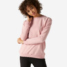 Women Sweater 100 For Gym-Pink