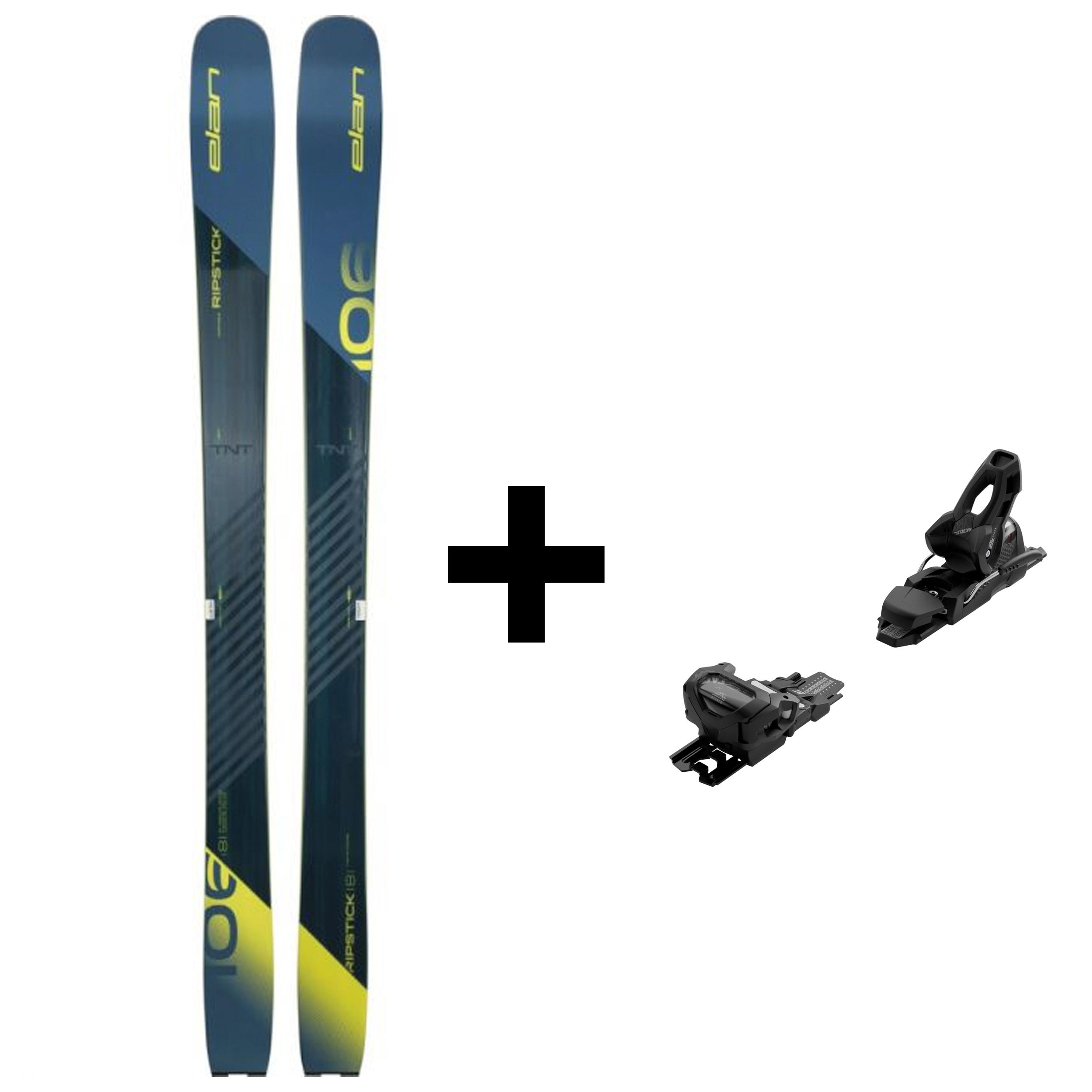 SKIS DE FREERIDE ELAN RIPSTICK 106 PACK SKI FIXATION ELAN Decathlon