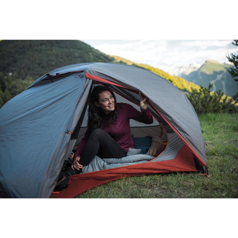 Leggings térmicas de trekking na montanha de lã merino - MT500 Mulher