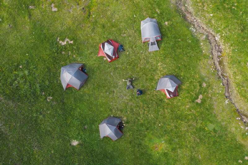 Namiot trekkingowy kopułowy Forclaz MT900 dla 1 osoby