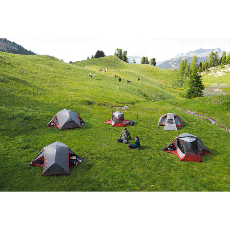 Tienda de campaña domo 3 personas de trekking Forclaz MT900