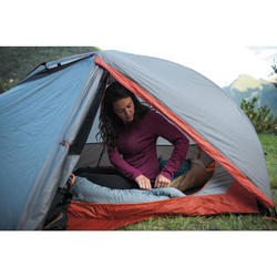 Forclaz Backpacking Sleeping Bag MT500 141°F - Polyester in Brick, Size L/5'7 - 6'1