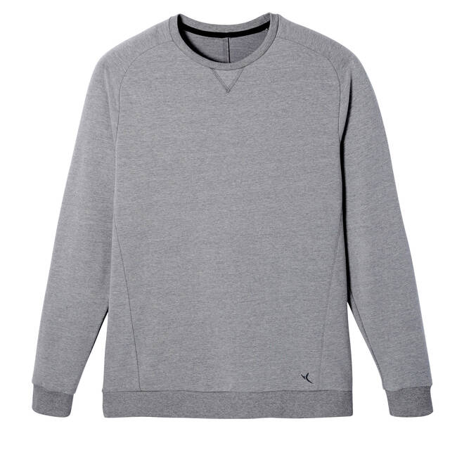 Men's Sweatshirt For Gym 100 - Grey