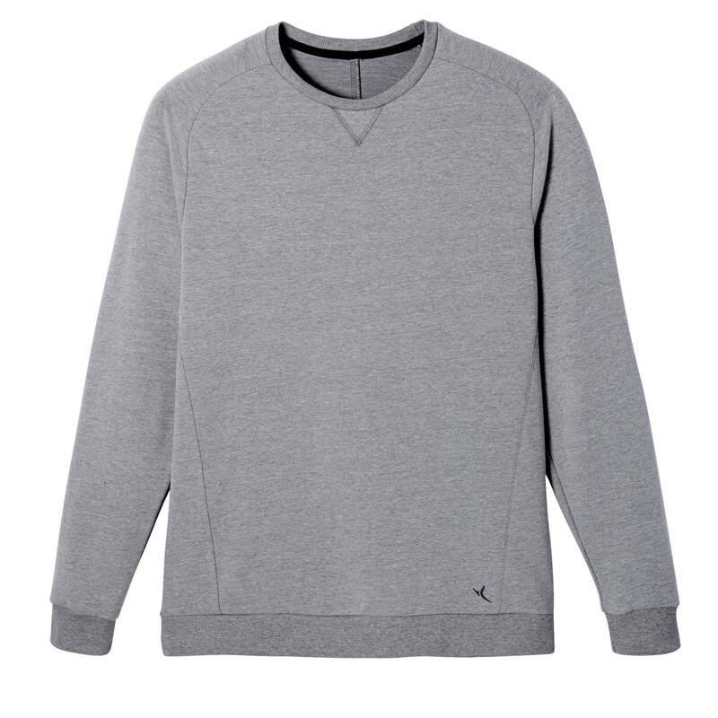 Sweatshirt Herren - Crew 100 schiefergrau 