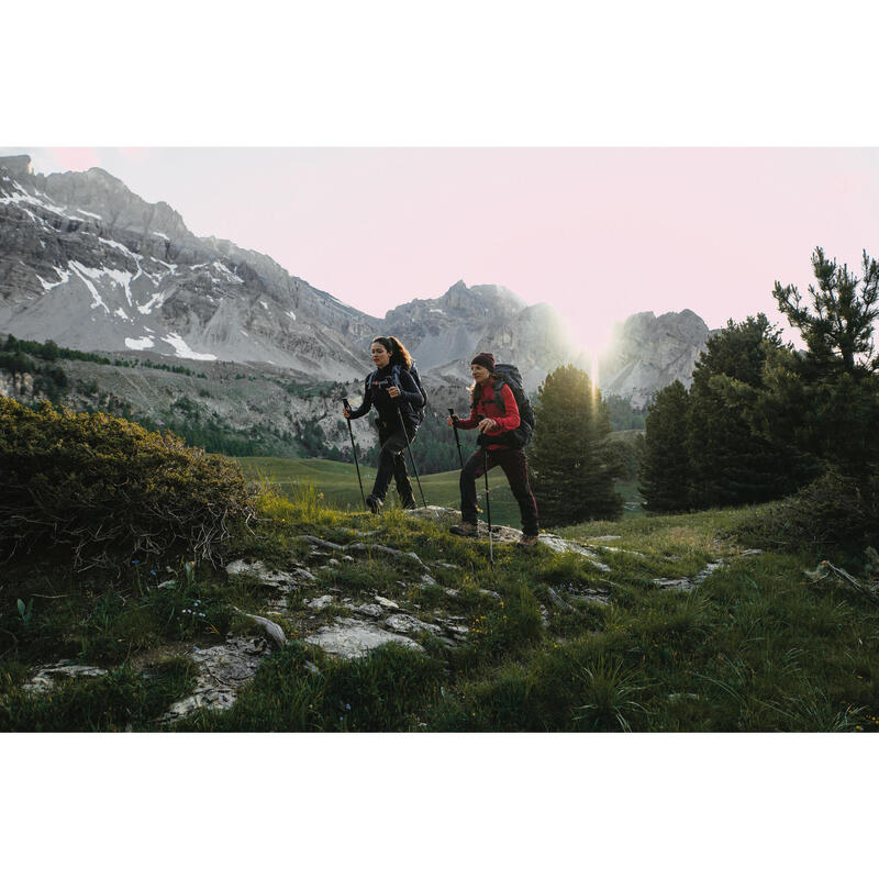 Wanderstock ultrakompakt Trekking - MT900 schwarz