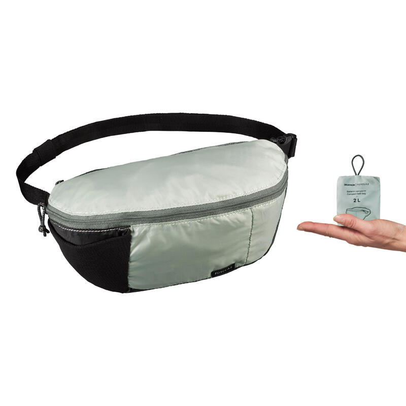 Riñonera De Trekking Viaje Forclaz 100 2 Litros caqui