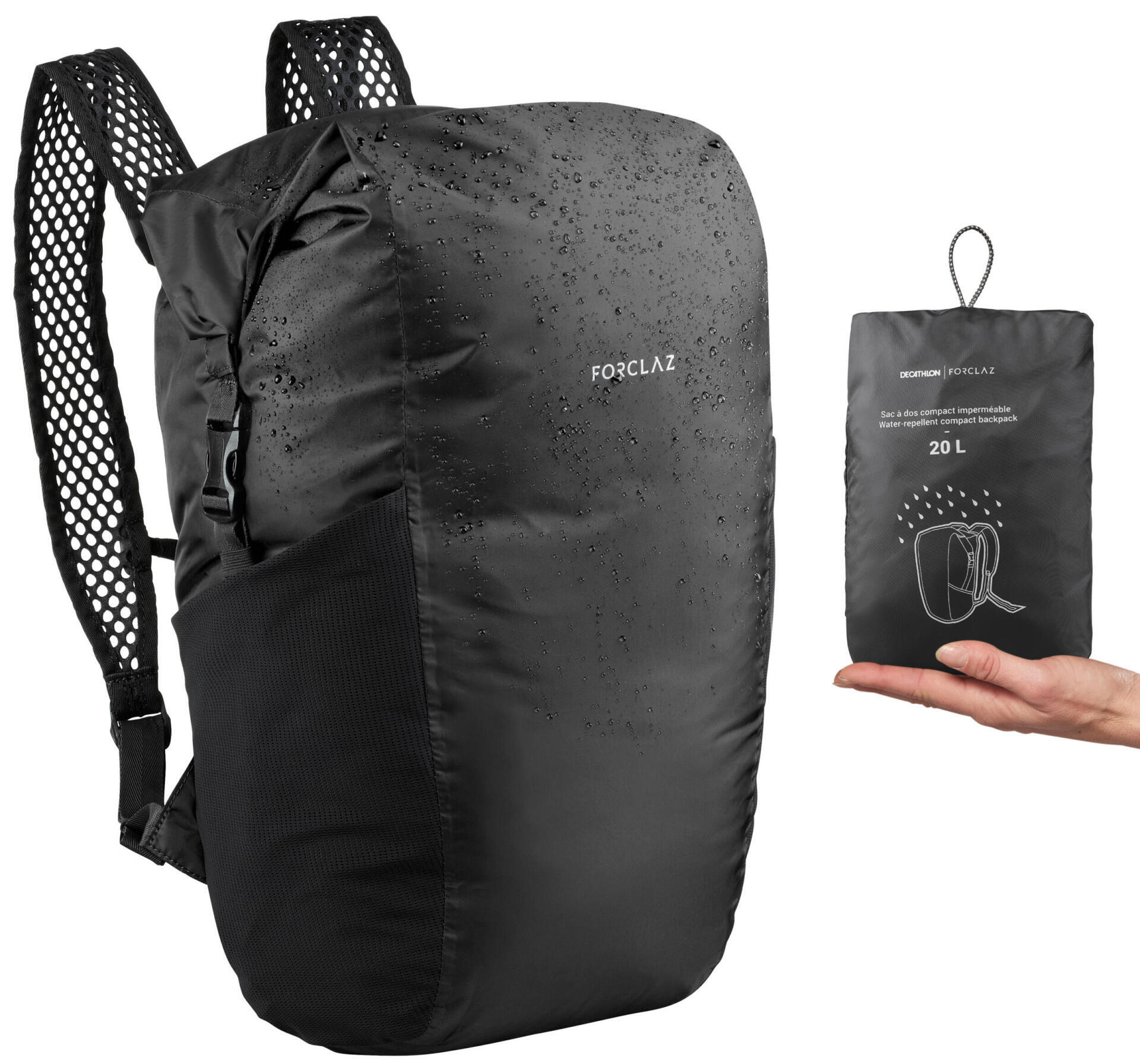 Foldable and waterproof backpack 20 L
