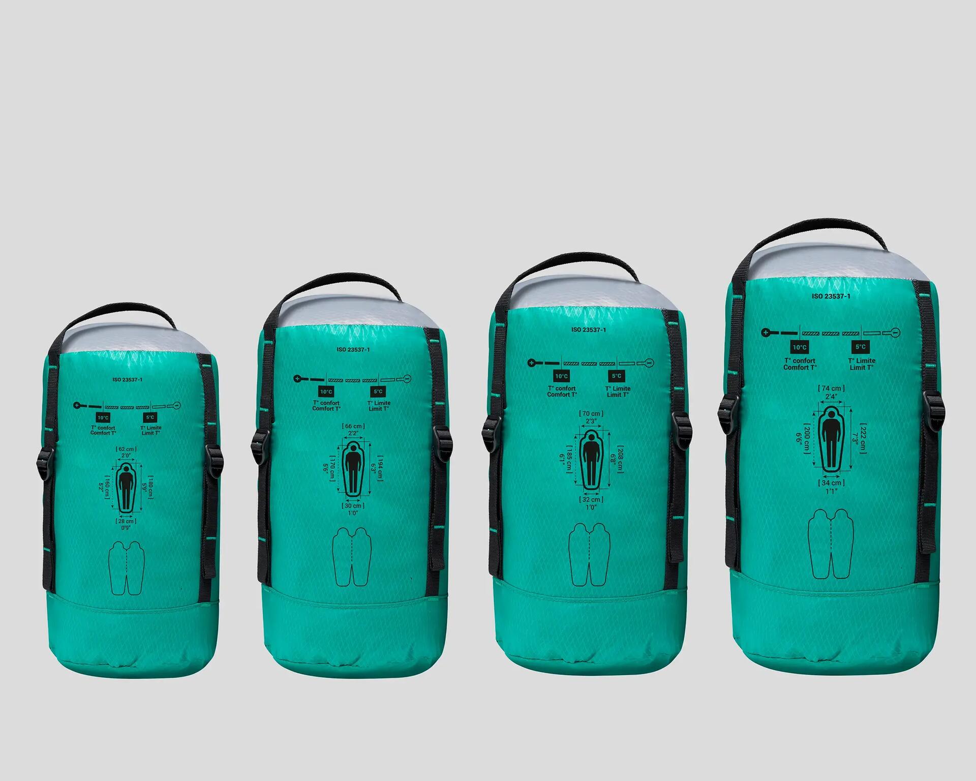 trekking-sac-de-couchage-compacité-légèreté