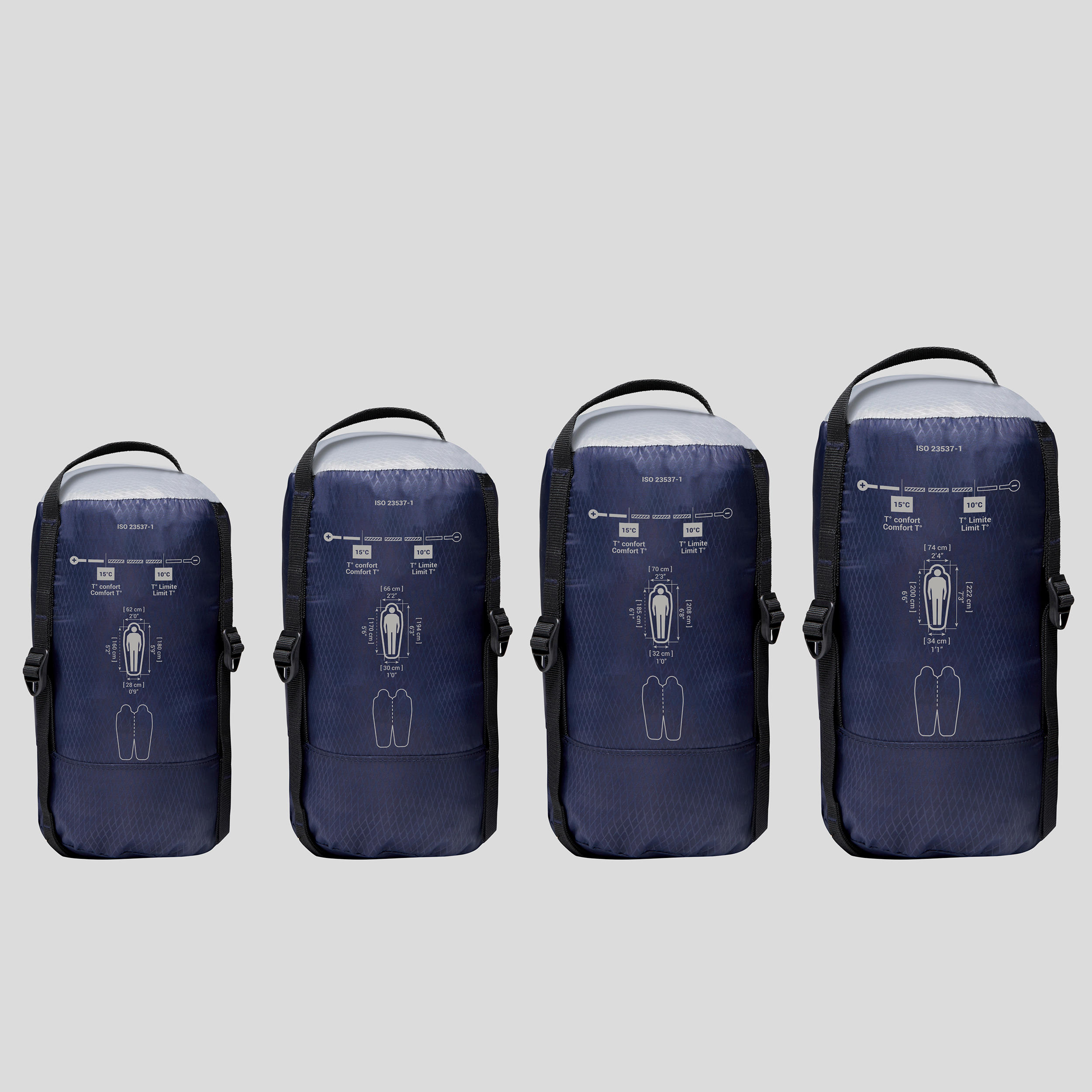 Decathlon lightweight sleeping bag top