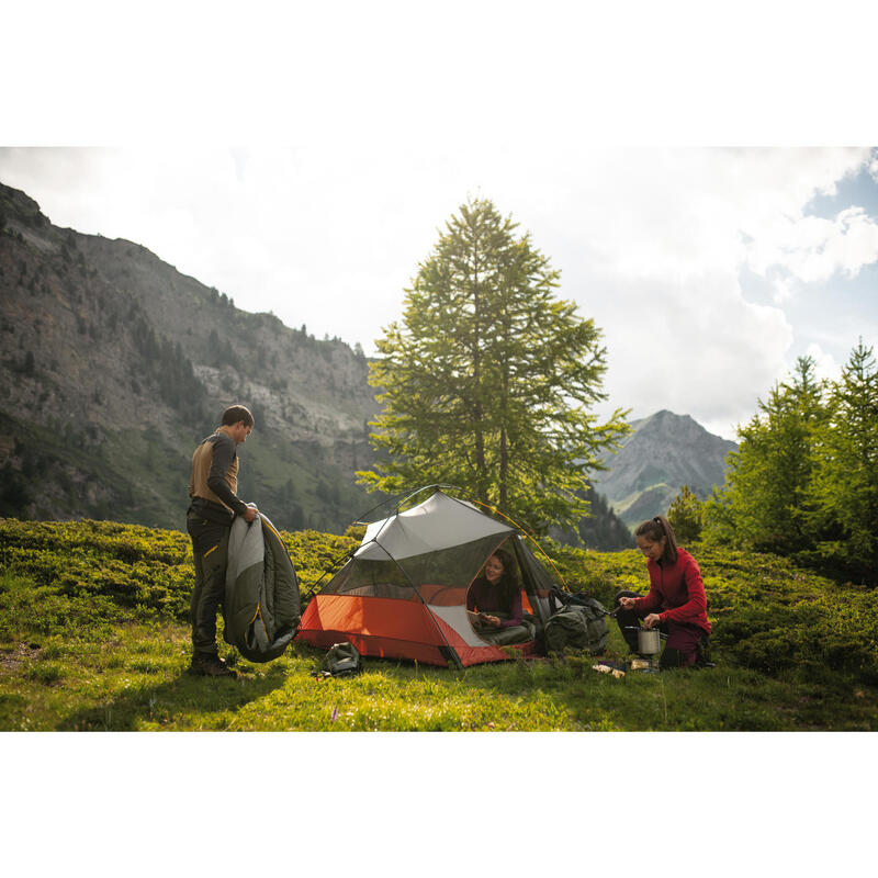 Mumienschlafsack koppelbar - Trek500 light 0°C Kunstfaser grün