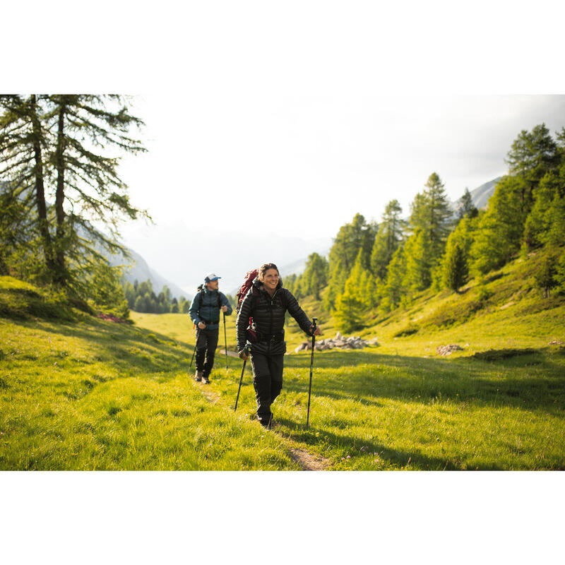 Geacă din puf Trekking la munte MT100 -5°C Bordo Damă