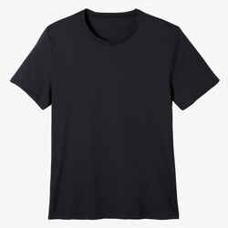 Vīriešu kokvilnas fitnesa T krekls “Sportee”, melns