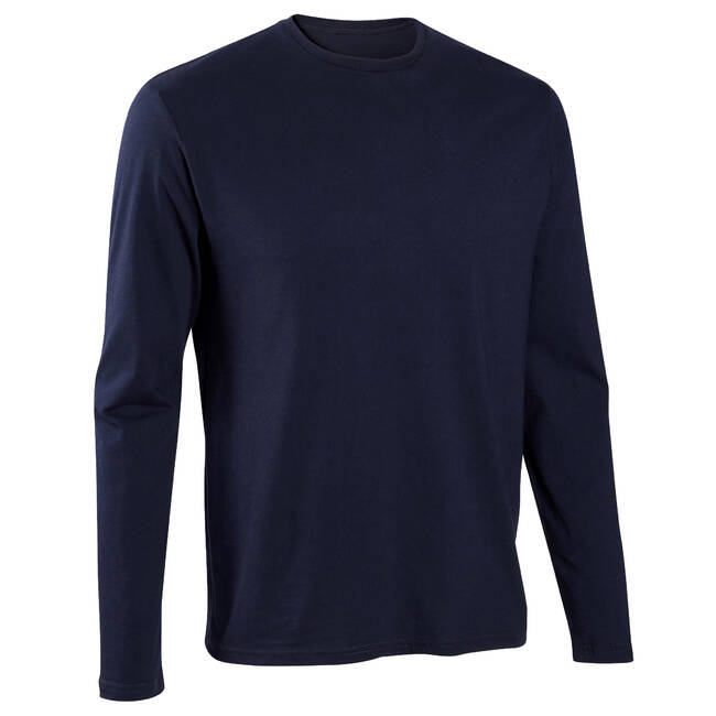 Men Sweater Full-Zip Fleece for Hiking MH120 Grey