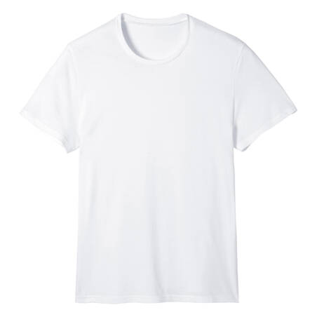 Men's Slim-Fit Fitness T-Shirt 100 - White