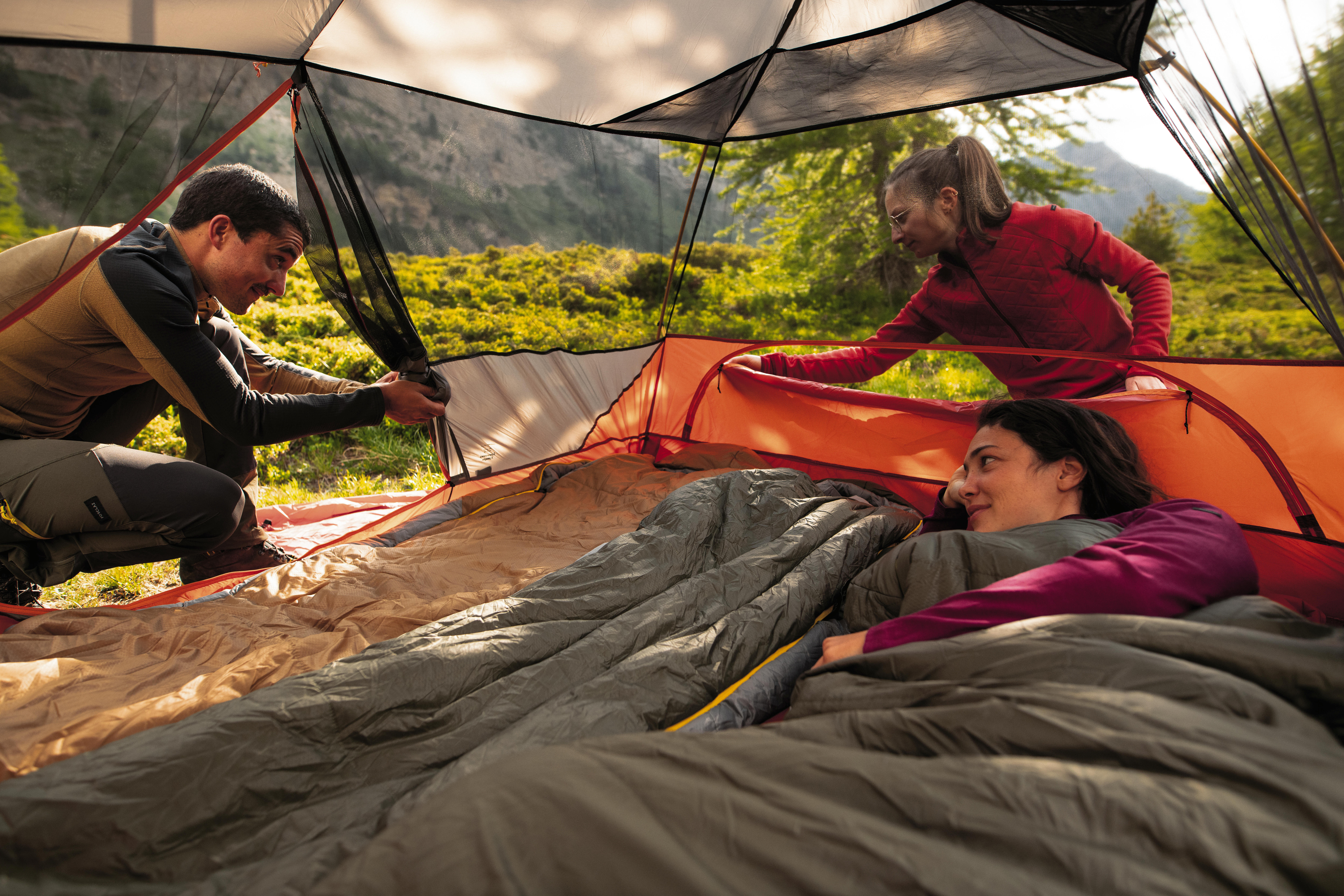 3-4 Season Sleeping Bag Lightweight Waterproof Sleeping Bag Backpacking  Camping Gear Travelling Accessories