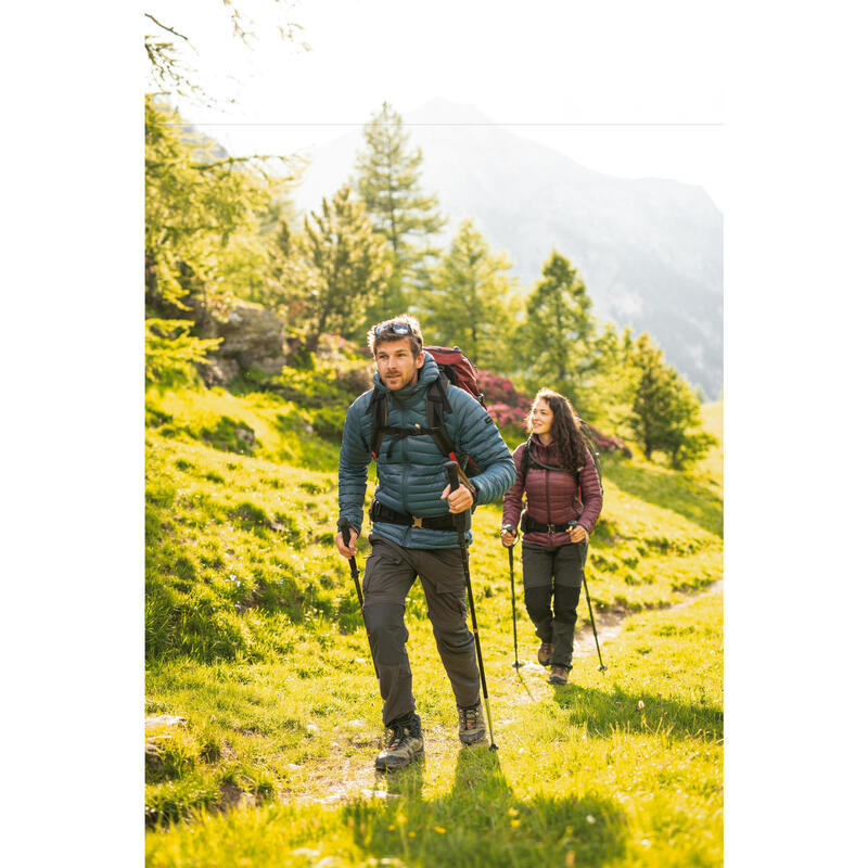 Plumífero de montaña y trekking Hombre Forclaz Trek100 naranja