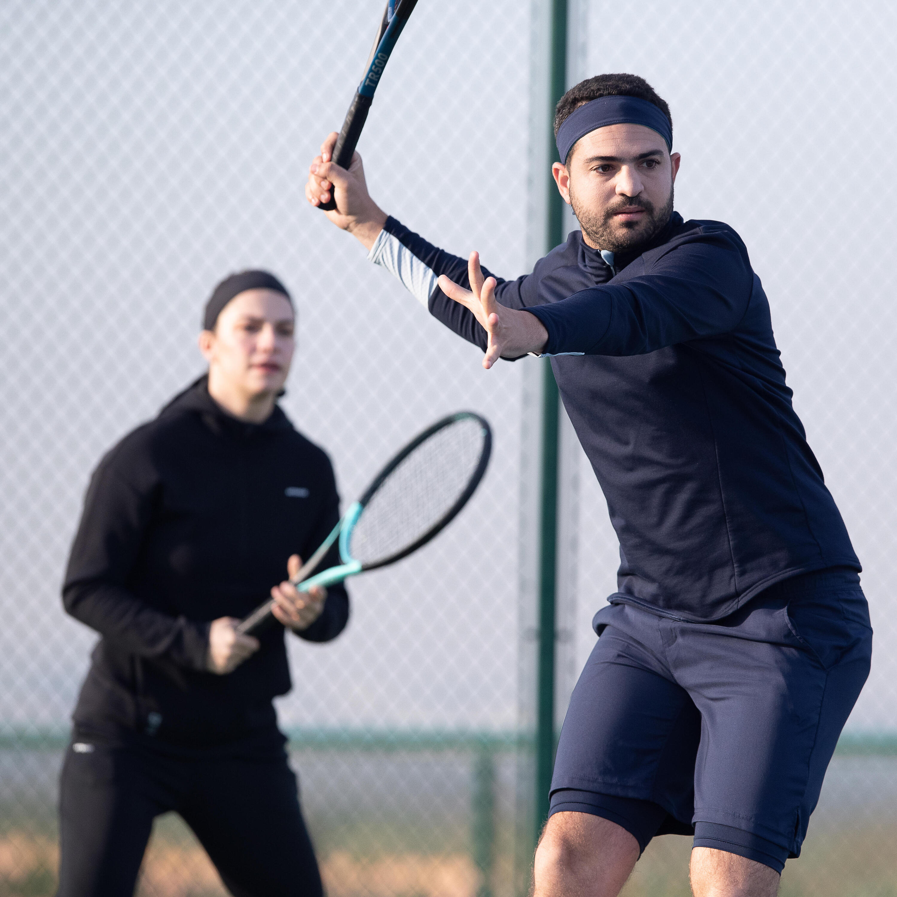 Tennis Racket 280 g - TR 500 Blue 7/10