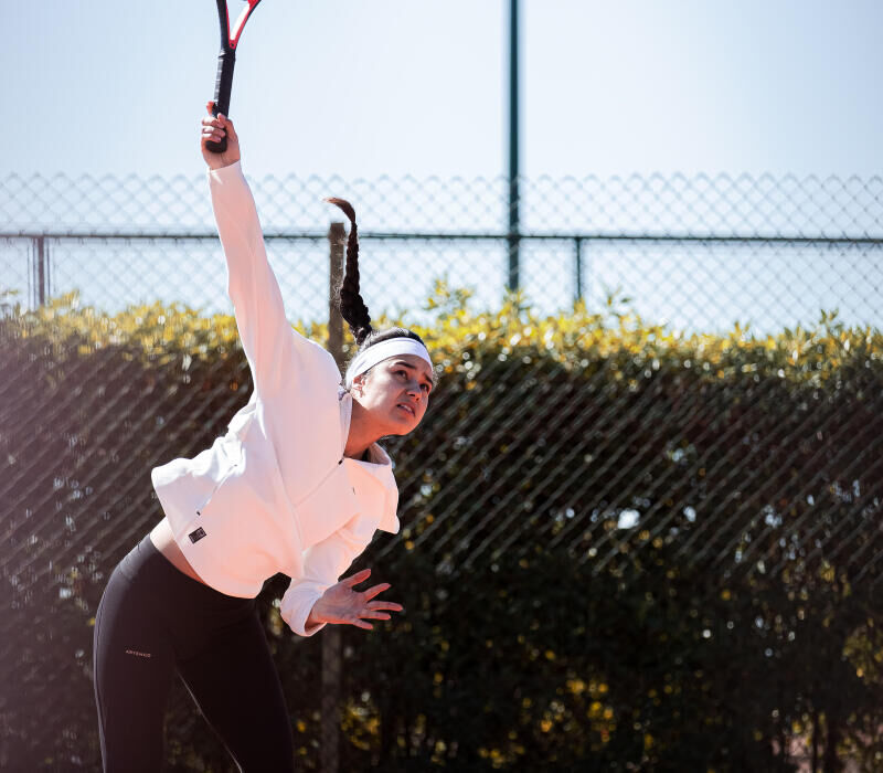 Service Tennis - Deuxième balle slicée
