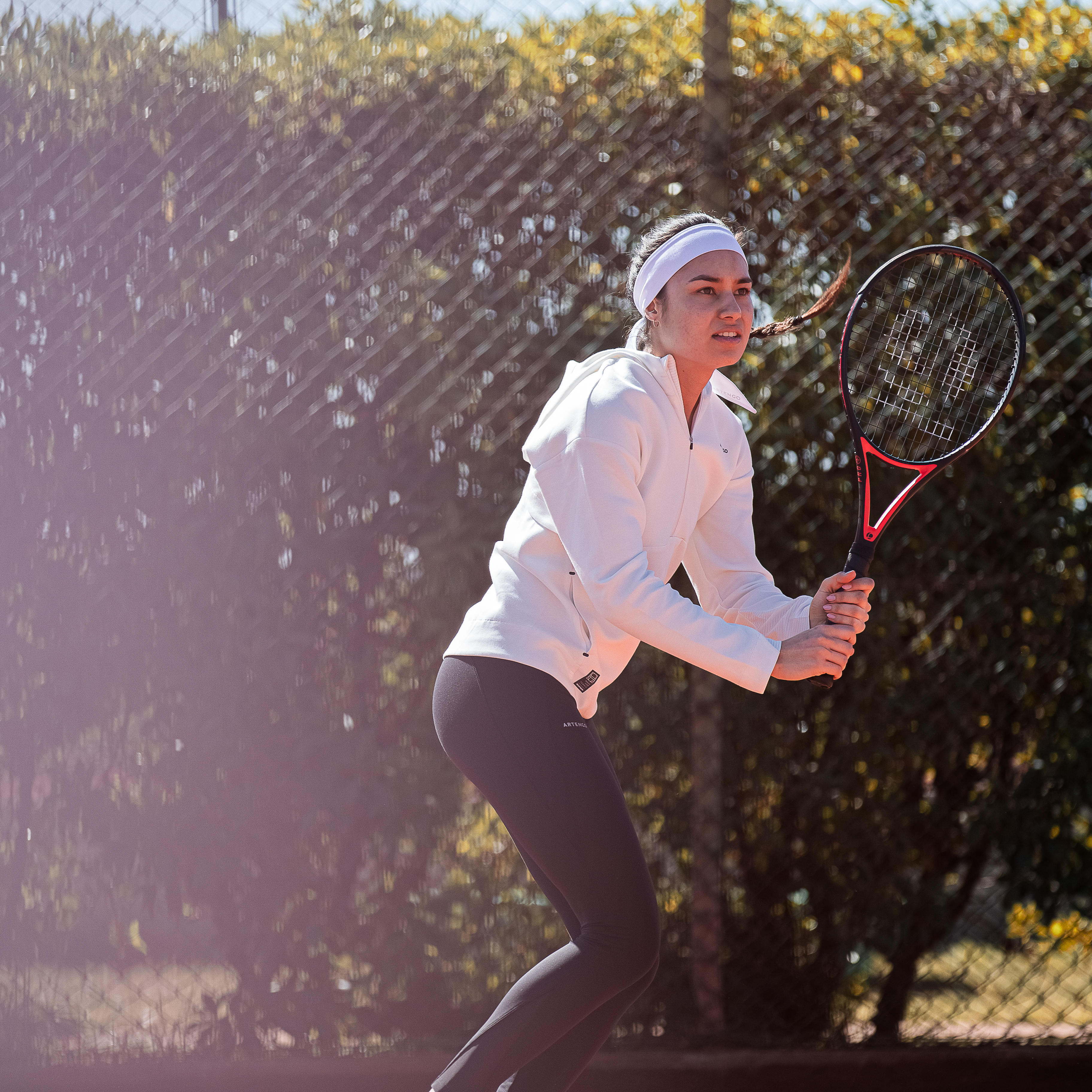 900 Soft Half Zip Tennis Hoodie - ARTENGO