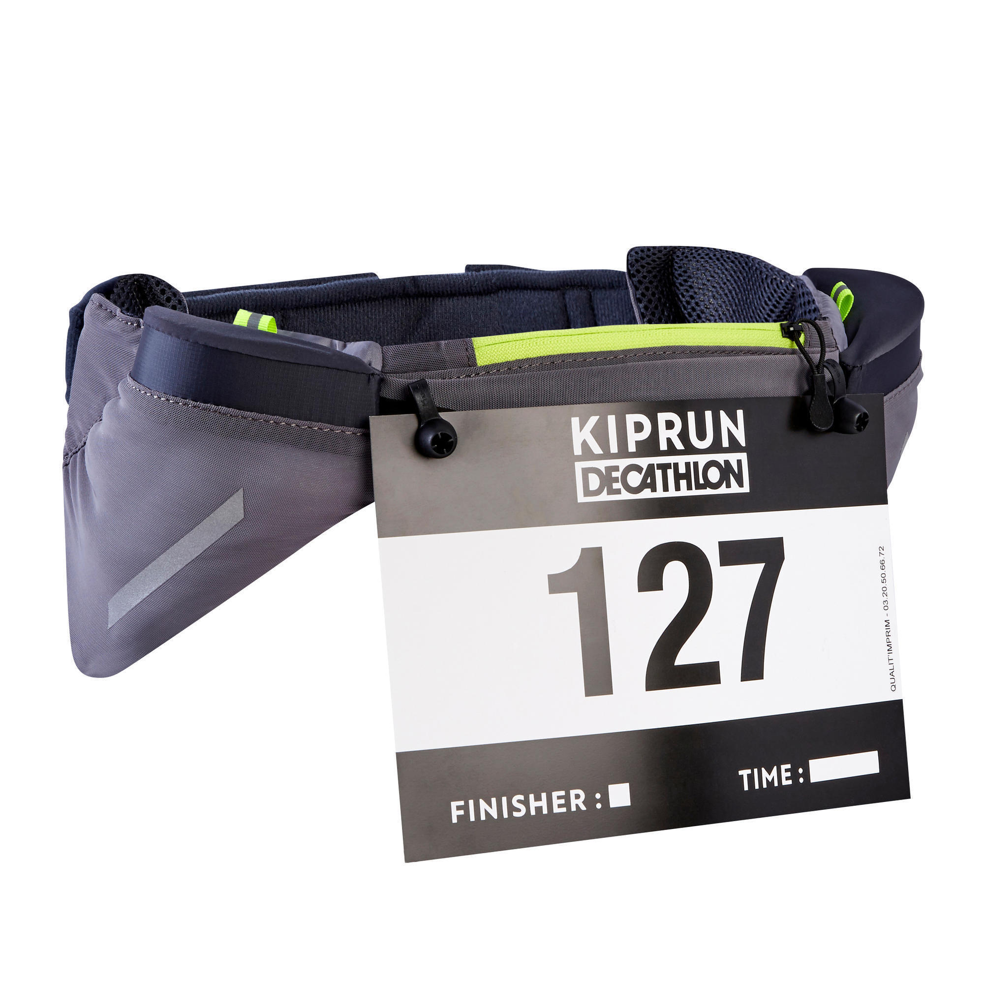 KIPRUN FLASK HOLDER RUNNING BELT 150ML + RACE NUMBER