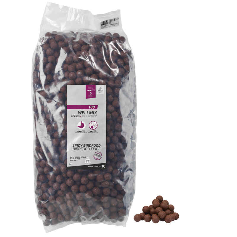 Boilies Wellmix Spicy Birdfood 20 mm 10 kg