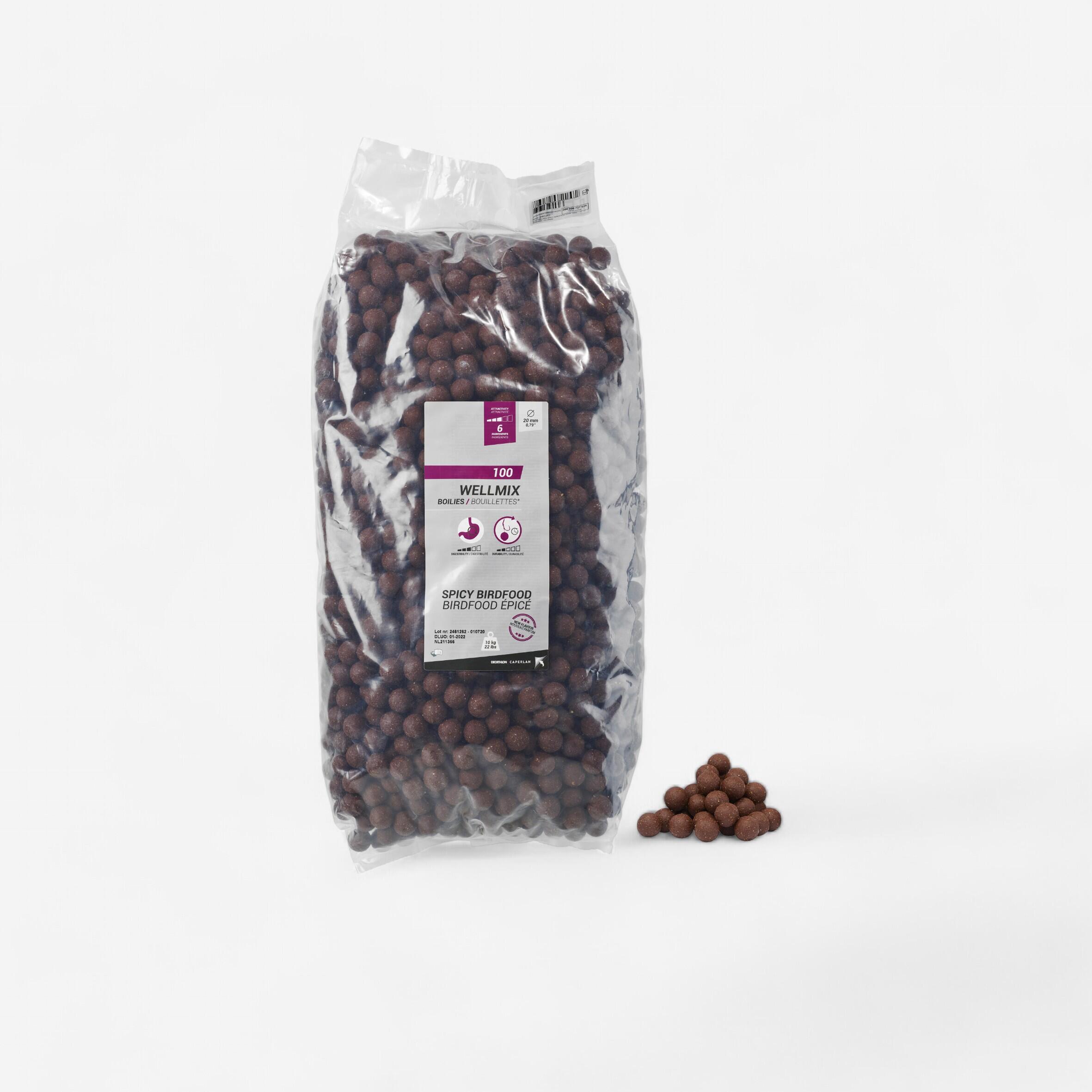 Decathlon | Boiles carp fishing WELLMIX 20 mm 10 kg SPICY BIRDFOOD |  Caperlan