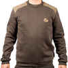 HUNTING PULLOVER 500 - BROWN / EMBROIDED BOAR